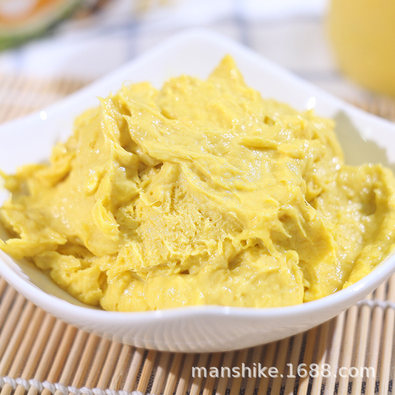 Wholesale Dropshipping of Malaysian Musang King Durian Pulp D197 Frozen Puree 2kg for Commercial Baking Original Flavor