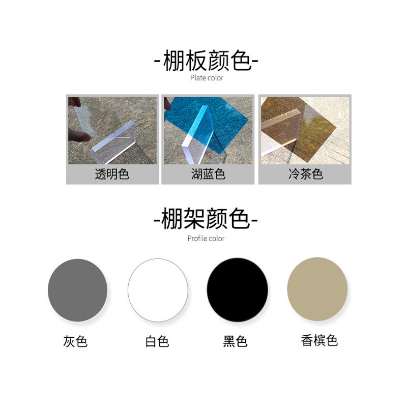 Aluminum Alloy Canopy Outdoor Silent Awning Home Balcony Door and Window Pc Endurance Board Silent Rain Awning