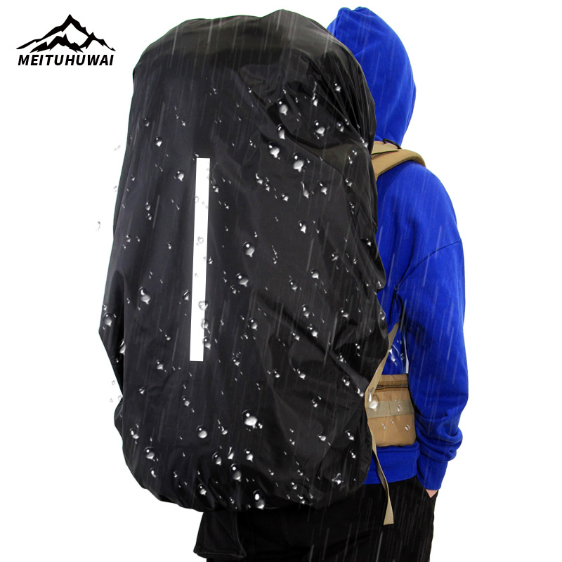 Фабрика прямые продажи на открытом воздухе альпинизм рюкзак дождевик школьный рюкзак водонепроницаемый чехол Amazon поставка отражающий дождевик пылезащитный