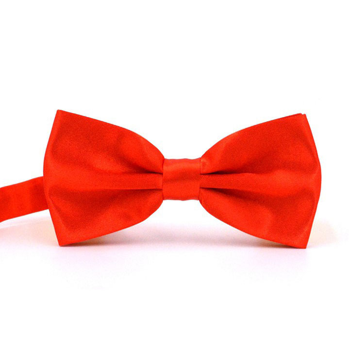 Delivery in stock wholesale double-layer bow tie men's business formal wear bow tie solid color satin Korean style bow Shengzhou factory