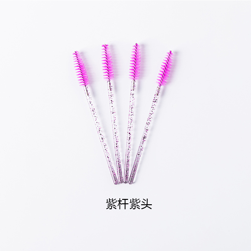 Disposable Crystal Rod Eyelash Brush Nial Faucet Solid Portable Eyelash Roll Cosmetic Brush Amazon Foreign Trade