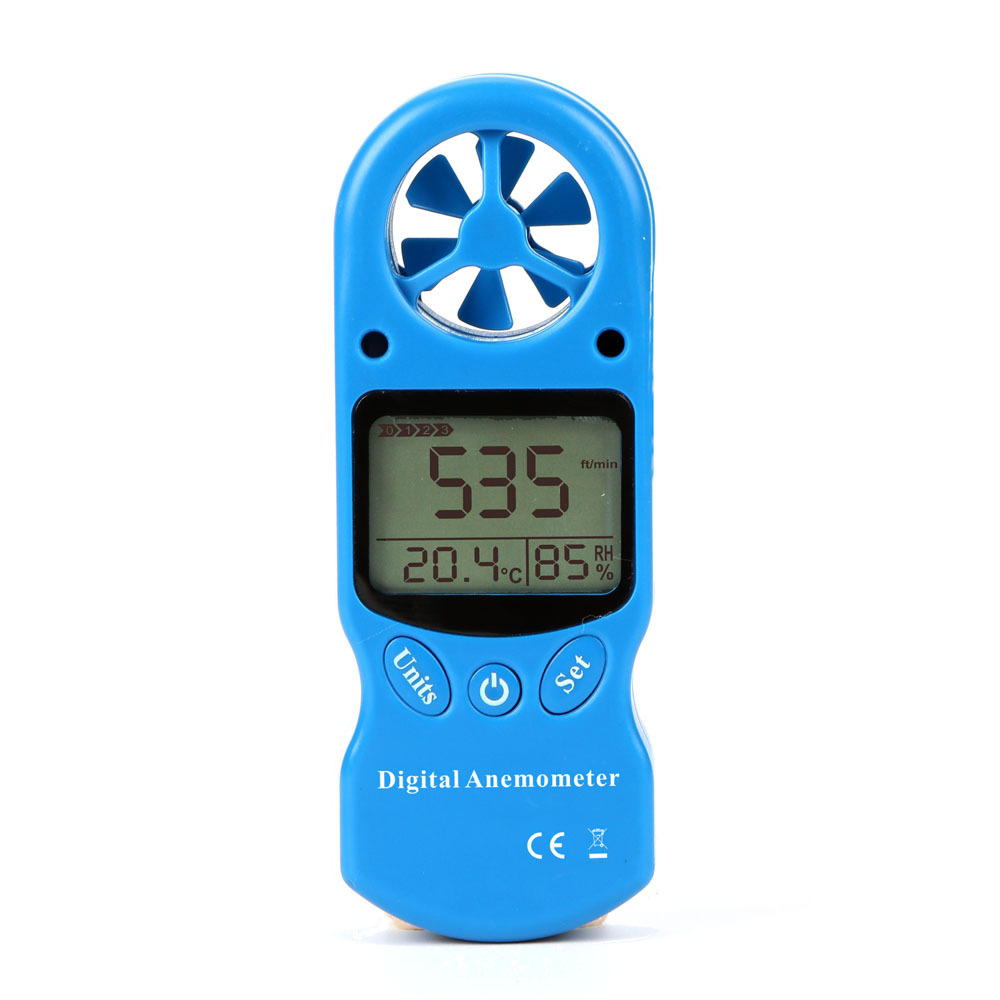 Mini handheld multi-function digital temperature and humidity meter anemometer, anemometer, anemometer