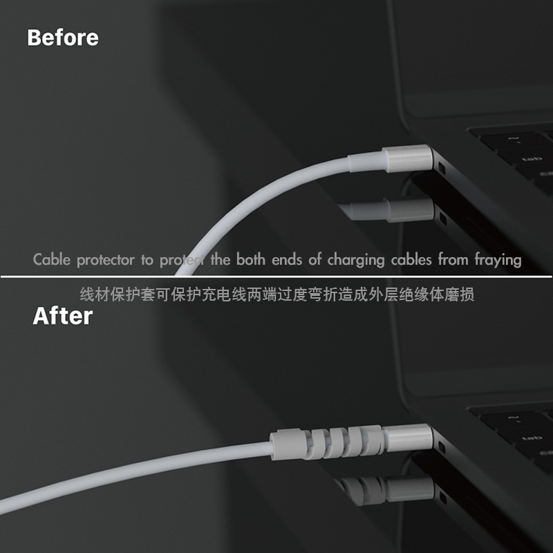 For MacBook Air 13 inch computer adapter protective case charger data cable storage 30WUSB C