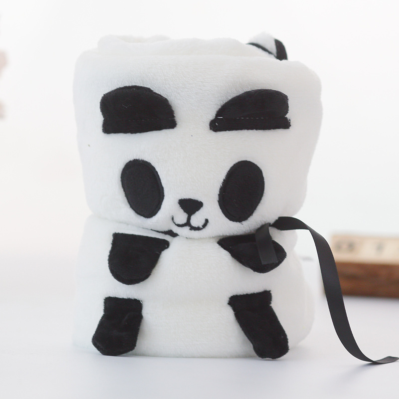 Cartoon animal blanket creative flannel air conditioning blanket three-dimensional doll blanket wholesale holiday gift blanket