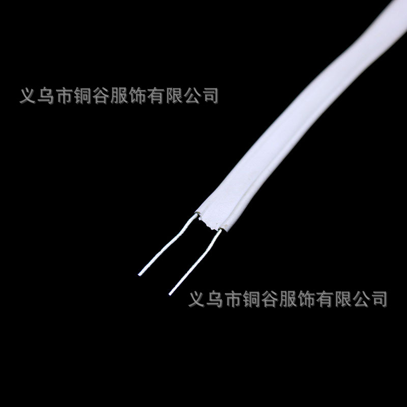 Manufacturer in stock environmental protection KN95 nose bridge strip single core 2.5 Double Core 3.0 width 4.0 line 5.0 mouth fixed bone cover