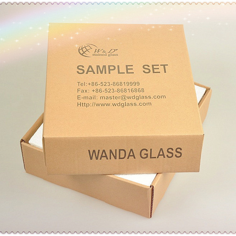 [Colors over 300 Years Old] Tiffany Stained Glass Church Glass Full Set of Colorful Samples