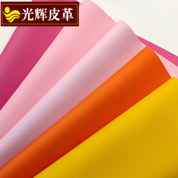 Fish scale bottom PVC litchi grain leather office seat soft bag artificial leather sofa car interior windshield fabric