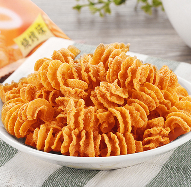 Dog Tooth pizza roll bulk weighing classic nostalgic puffed snack crispy snack casual food Full box 480 packs wholesale