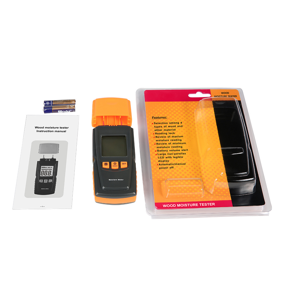 Biaozhi Benetech Wood Moisture Tester Gm605 Wood Board Moisture Meter Temperature and Humidity Meter