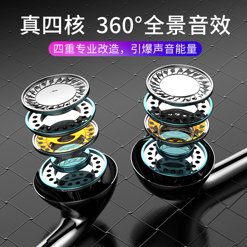 Hot Selling Android Universal In-Ear Headphones Stereo with Mac Headphones Subwoofer Suitable for Mobile Phone In-Ear