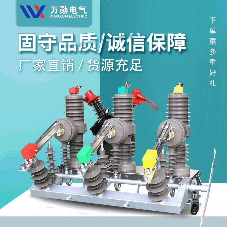 Wan Xun 10KV высоковольтный вакуумный выключатель ZW32-12FG/630A уличный колонный переключатель