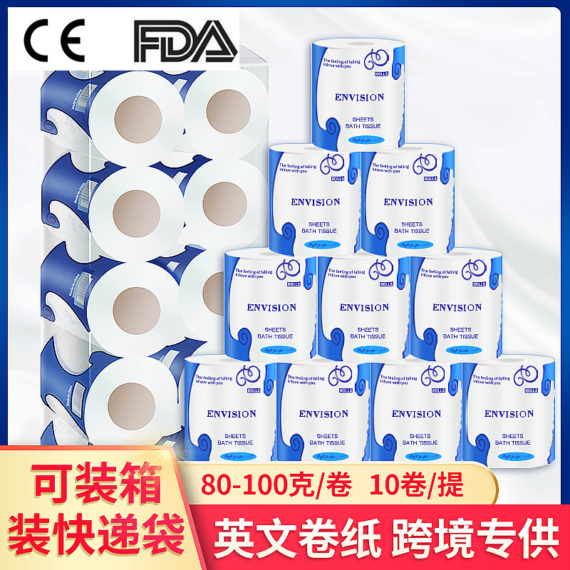 Экспорт туалетной бумаги, рулонные бумажные полотенца, английская упаковка, целлюлоза местного производства, оптовая продажа