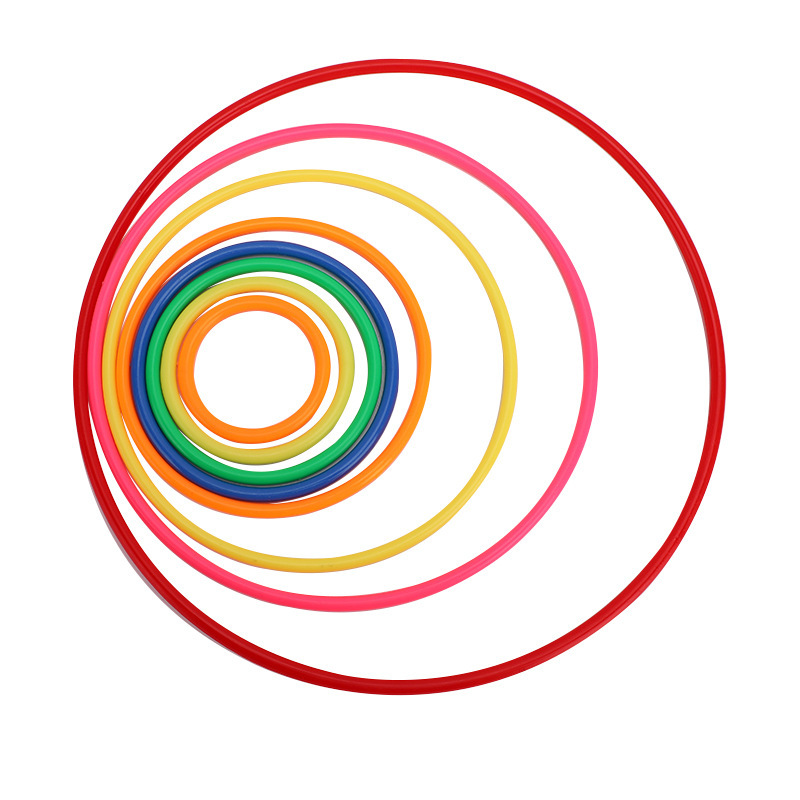 Solid Ring Toss Game for Kindergarten, Interactive Toy with Plastic Rings for Parent-Child Interaction and Educational Play