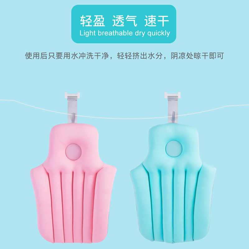 Adult folding bath bucket cushion suspension pad baby bath artifact bathtub bath rack bath bed non-slip net factory outlet