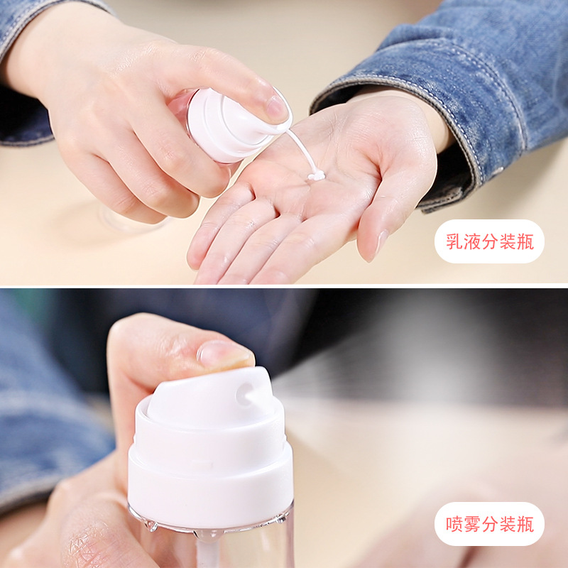 Factory for emulsion Press Type 100ml spray bottle fine mist alcohol spray bottle disinfectant empty bottle Portable leak-proof