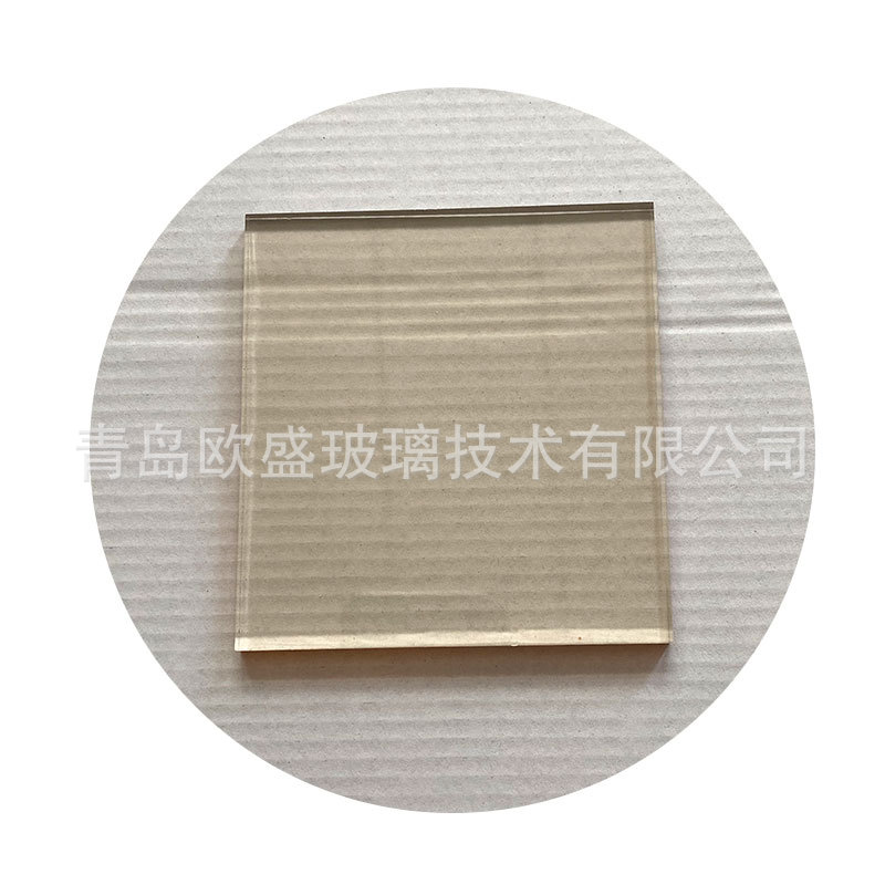 Ousheng Custom-Made Microcrystalline Fireplace Glass Processing and Production Wood-Burning Stove Wood Fireplace 1000 ℃ High Temperature Resistant and Light-Transmitting