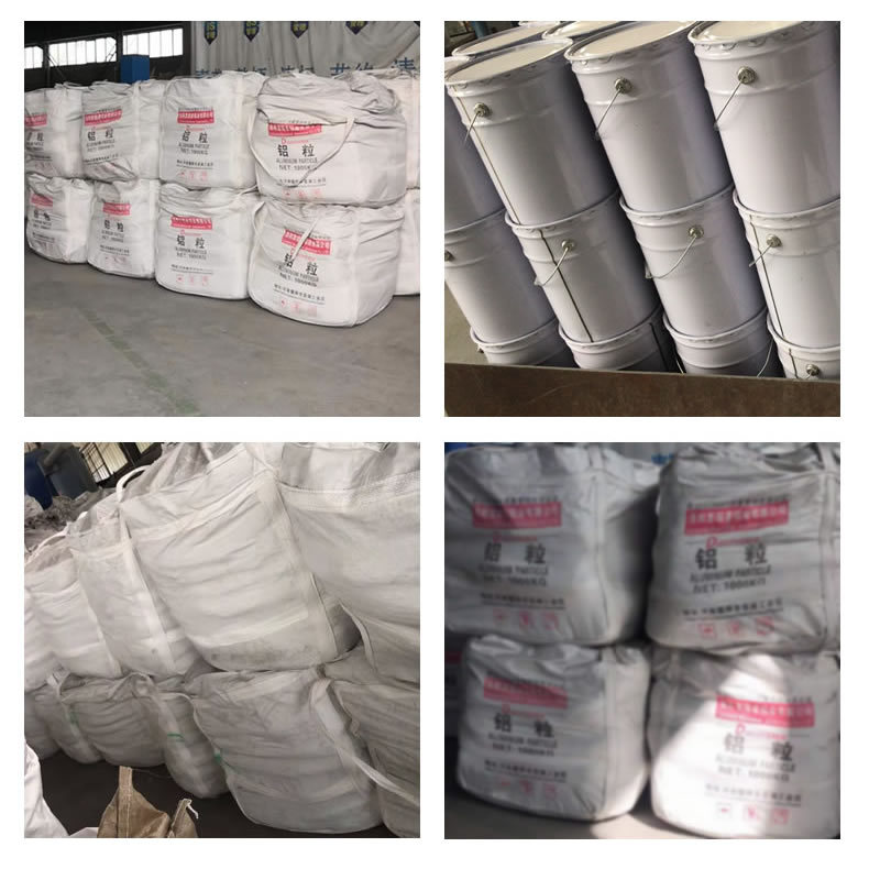 Sewer High-Purity Aluminum Granules Pipe Toilet Dredging Agent Metal Deoxidized Aluminum Granules Industrial Aluminum Bean Granules Aluminum Section