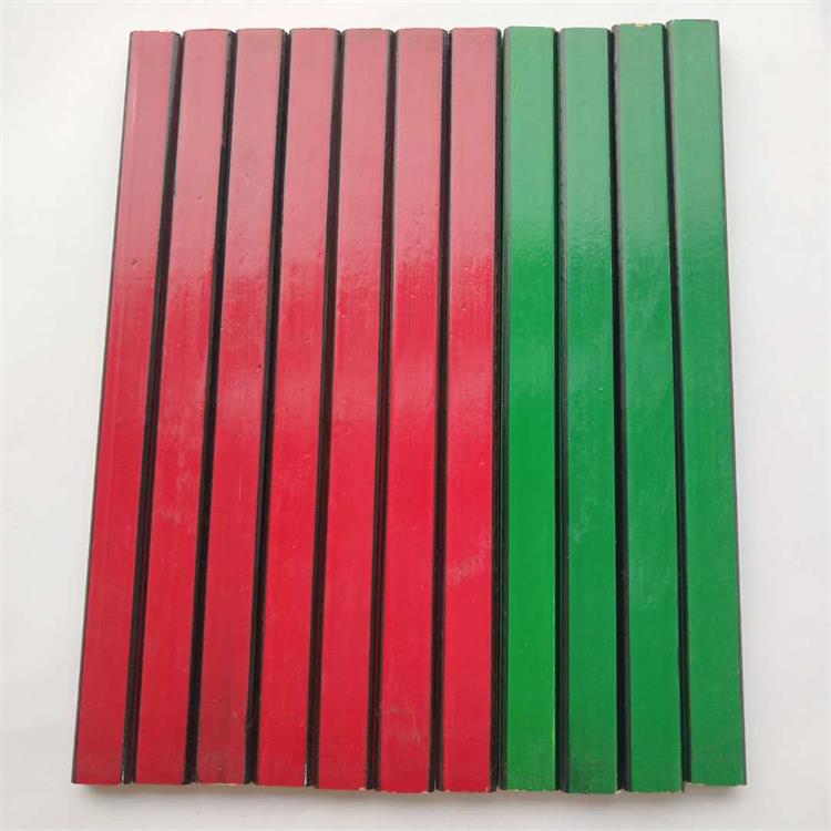 7 inch octagonal woodworking pencil fixed color flat Oval woodworking pencil