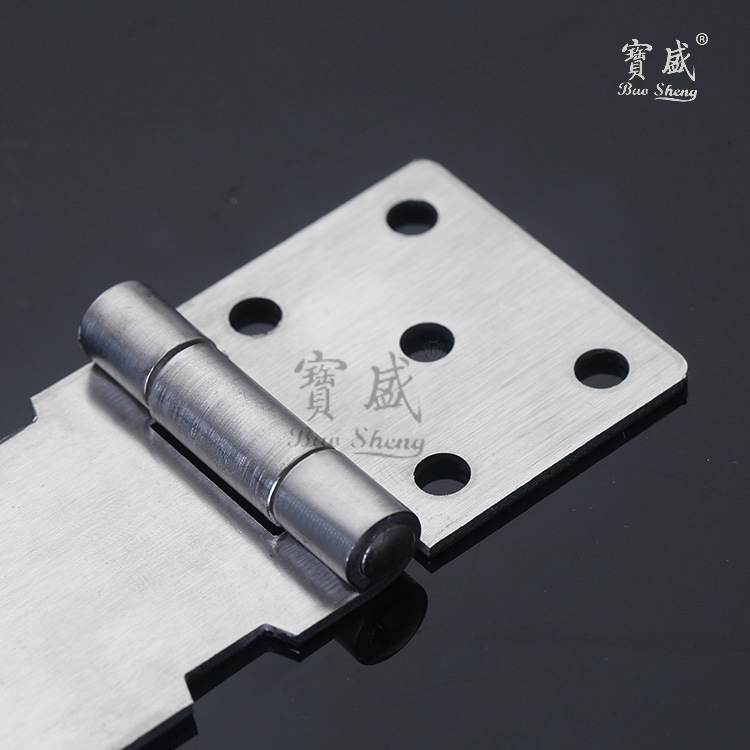 Thickened cabinet padlock hasp old-fashioned anti-theft hanging buckle door and window hardware 304 stainless steel door buckle lock buckle lock card