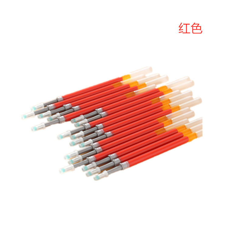 Press neutral refill Black 0.5mm press-type Student black pen water-based signature carbon red pen Blue