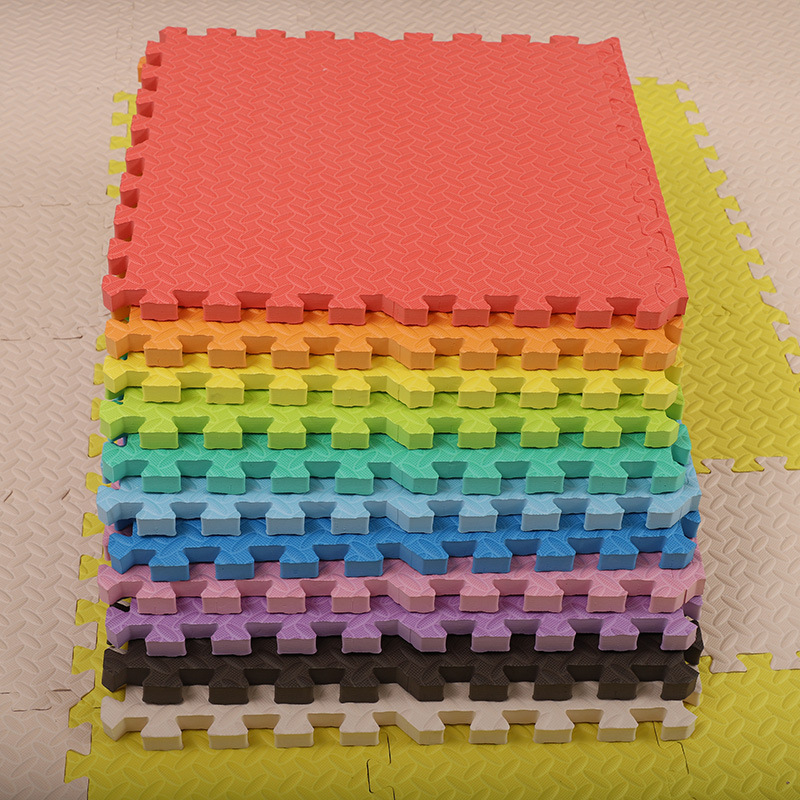 Foam Floor Mat Splicing Pure Color Soundproof Puzzle Living Room Dormitory 60 Thickeneded Kidsren's Large Floor Mat Baby Crawling Mat