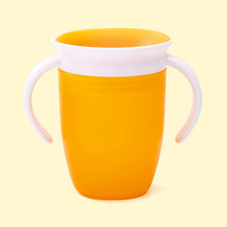 Silicone Products 360 ° baby children drinking cup learning drinking cup baby anti-choke Cup with handle drinking cup
