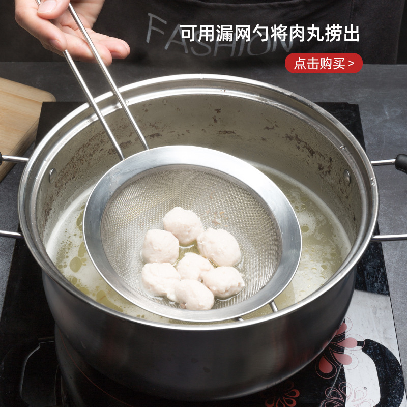 Stainless Steel 304 Meatball Press Spoon Tool for Home Use, Meat and Fish Ball Maker, Fried Dumpling Mold Scoop