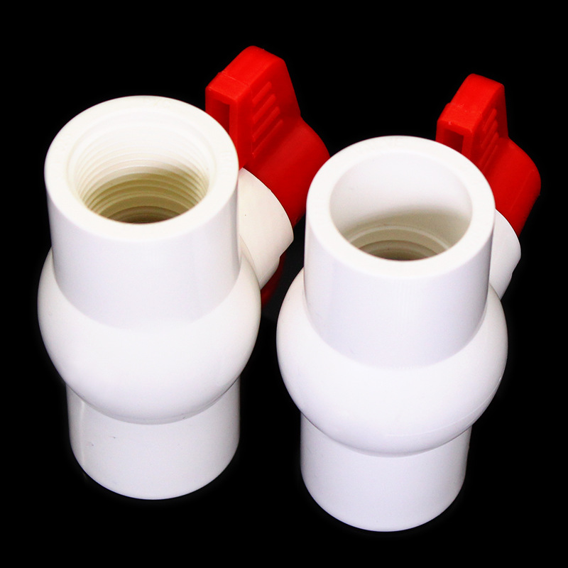 PVC ball valve valve switch screw water supply pipe fittings 20 25 32 40 50 63 75 90 110 160