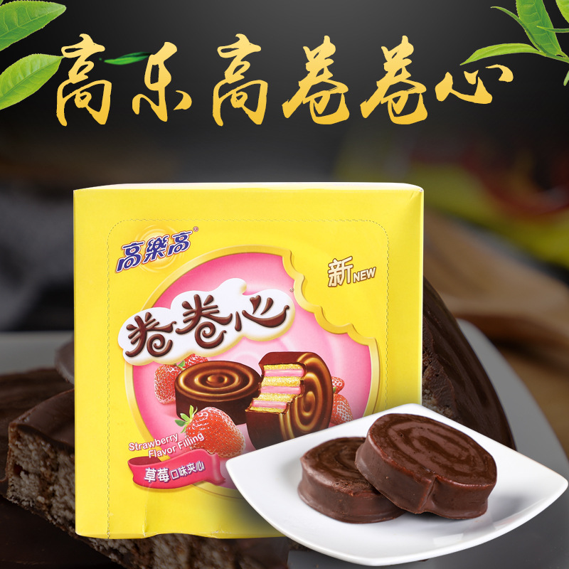 Gole High Roll торт шоколадный со вкусом клубники 25г