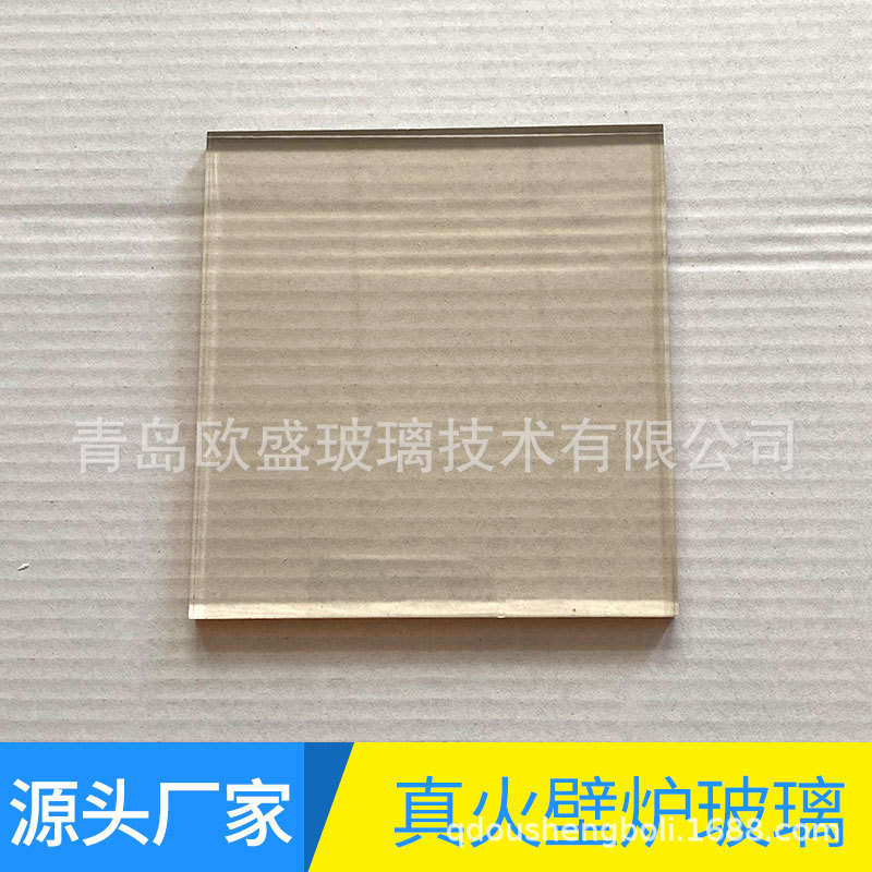 High Temperature Resistant Glass Microcrystalline Glass Raw Material Heating Stove Glass Real Fireplace Glass