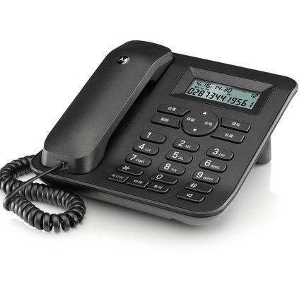 Телефон стационарный Motorola Ct410C для офиса и дома, с функцией громкой связи, без батареи, двойное подключение