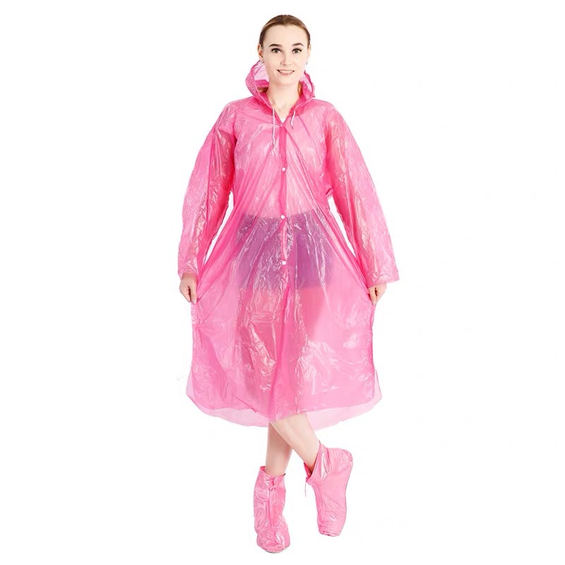 Disposable raincoat thickened factory direct student scenic spot drifting outdoor portable card poncho transparent wholesale