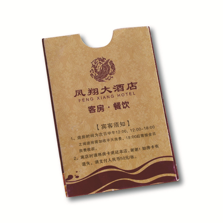 Customized Room Card Holder for B&B, Hotel, Shopping Card, Business Club Membership Card Holder, Paper Holder