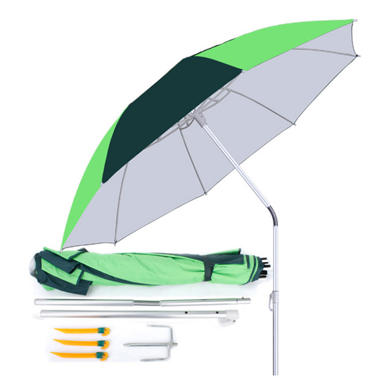Tianhao 30% Fold Fishing Umbrella Universal Rainshade Sunscreen Folding Portable Large Fishing Umbrella Sunshade Short Section Fishing Umbrella