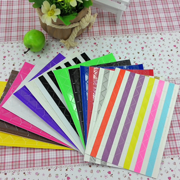 13-Color High-Quality Photo Corner Stickers DIY Photo Album Hand-Adhesive Corner Stickers Wholesale Factory Direct Sales 102 Corner Stickers