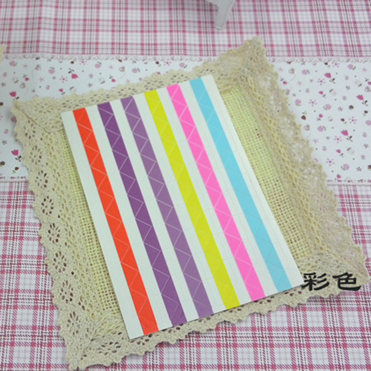 13-Color High-Quality Photo Corner Stickers DIY Photo Album Hand-Adhesive Corner Stickers Wholesale Factory Direct Sales 102 Corner Stickers