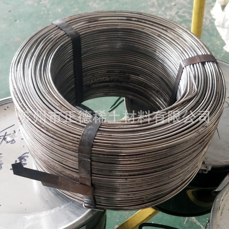 Rare Earth Wire for Special Steel, Refining Crystal Grain Steel, Removing Impurities and Increasing Tensile Strength, Steelmaking Ignition Wire