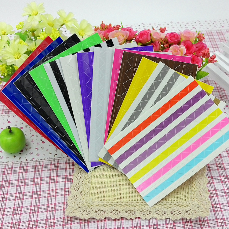 Наклейки для фотоуглов 13 цветов высокого качества для DIY альбома самоклеящиеся оптовая продажа 102 уголка