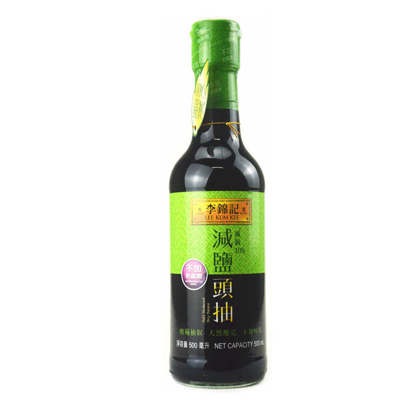 Hong Kong Version of Lee Kum Kee Condiment, Fresh Soy Sauce, Light and Dark Soy Sauce, Double-Flavor Steamed Fish Head Sauce Series, 500ml Soy Sauce