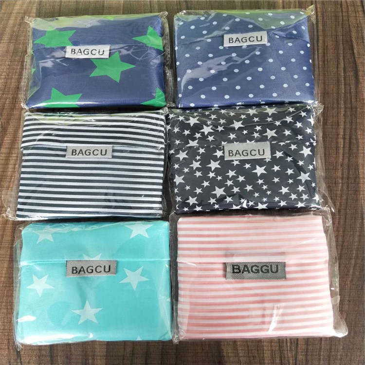 Folding Shopping Bag Portable Storage Supermarket Shopping Bag Large Oxford Cloth Handbag Printed LOGO