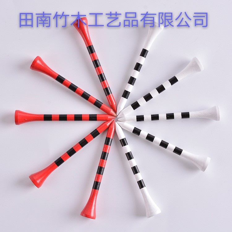 Golf Spikes Stripesd Bamboo Golf Accessories Can Be Customized. Manufacturer Supplies Multiple Golfes