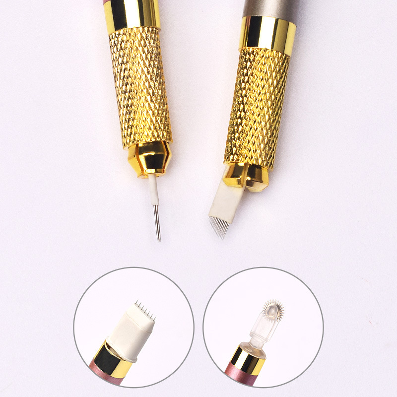 Factory direct selling double-headed rose embroidery pen No. 38 eyebrow pencil Korean multifunctional embroidery handmade pen