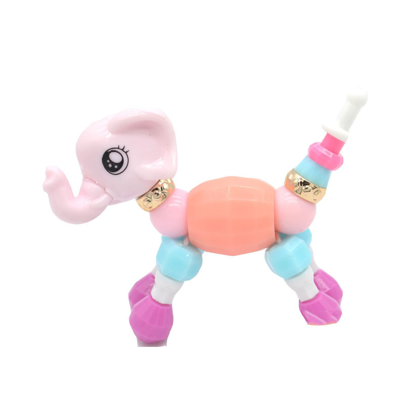 Amazon Variety Beaded Bracelet Children's DIY Twist Educational Toy Magical Magic Animal Beads