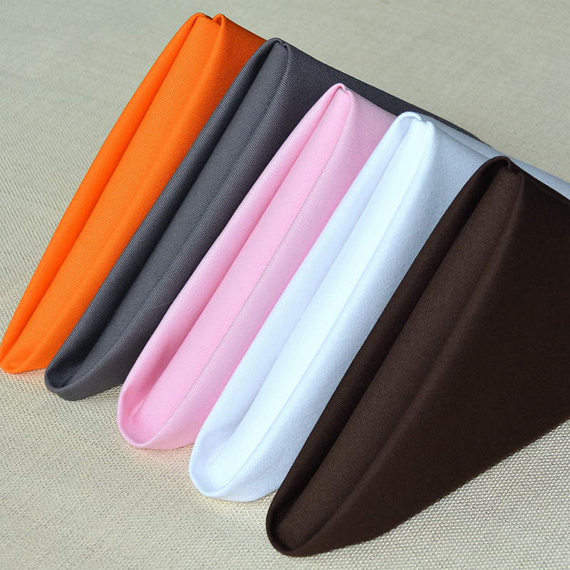 Cross-border cotton western restaurant white napkin cotton mouth cloth wipe cup cloth family restaurant napkin custom wholesale