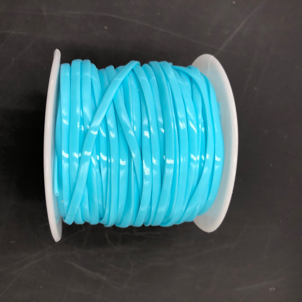 Cross-Border E-Commerce Specializes in Environmentally Friendly Pvc Plastic 14-Color DIY Braided Rope (Flat Wire) Plastic Wire Handmade Plastic Rope