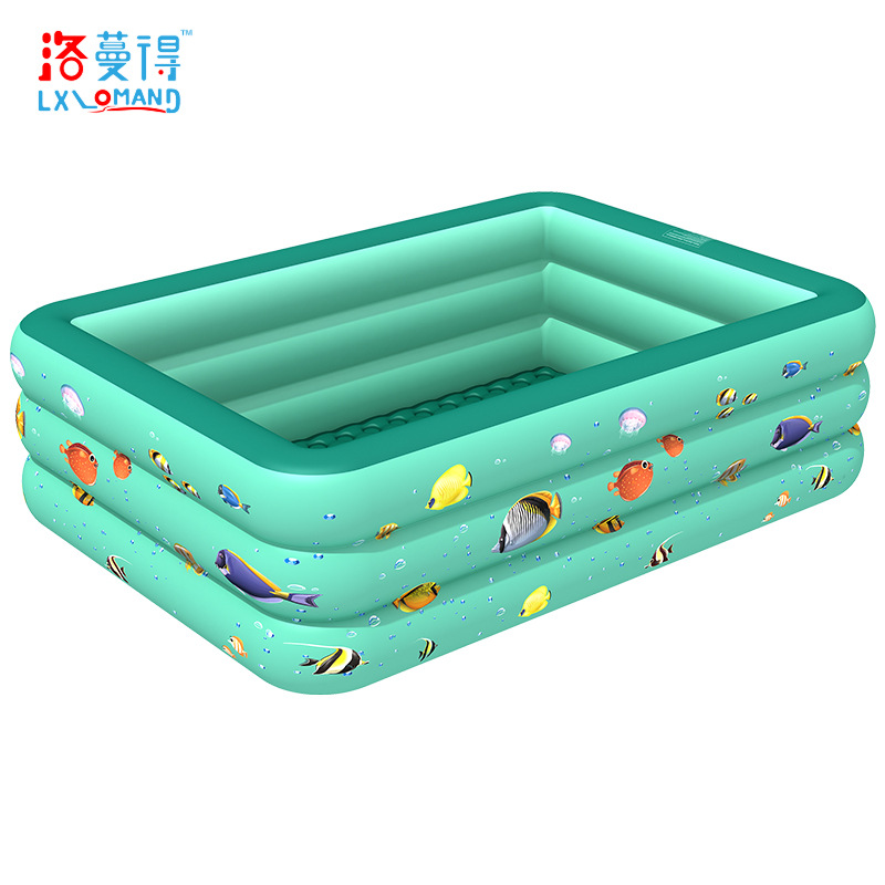 Home Indoor and Outdoor Adult Swimming Pool Kidsren's Swimming Pool Pvc Square Pool Inflatable Pool Swimming Pool Three Colors