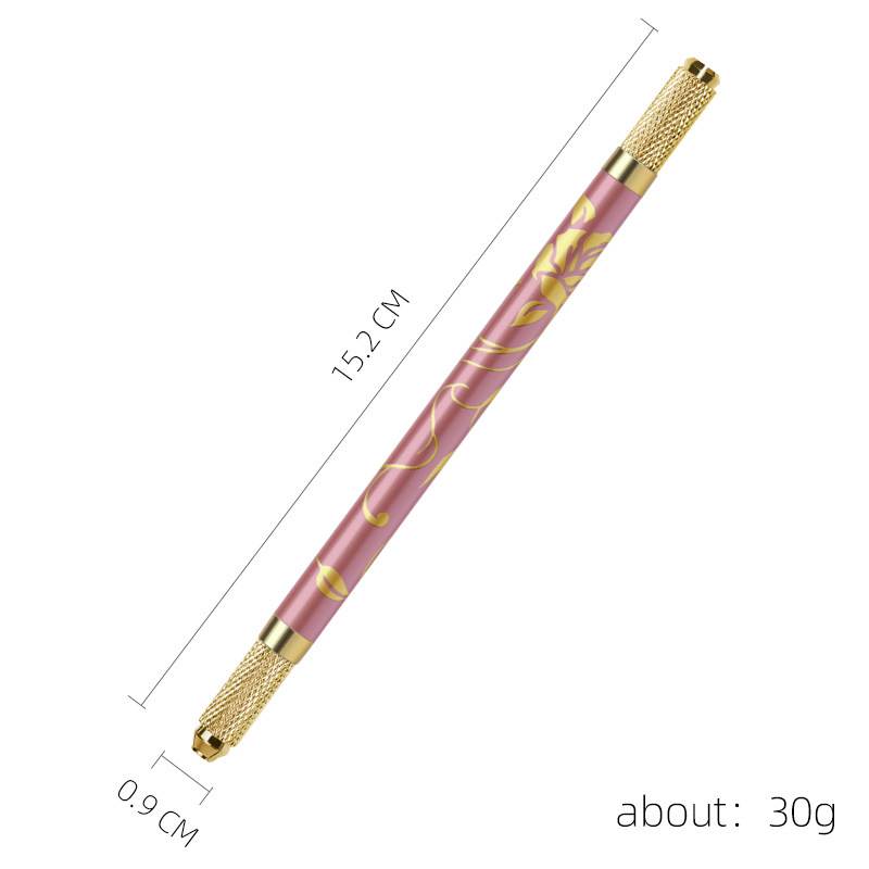 Factory direct selling double-headed rose embroidery pen No. 38 eyebrow pencil Korean multifunctional embroidery handmade pen