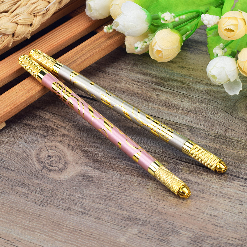 Factory direct selling double-headed rose embroidery pen No. 38 eyebrow pencil Korean multifunctional embroidery handmade pen