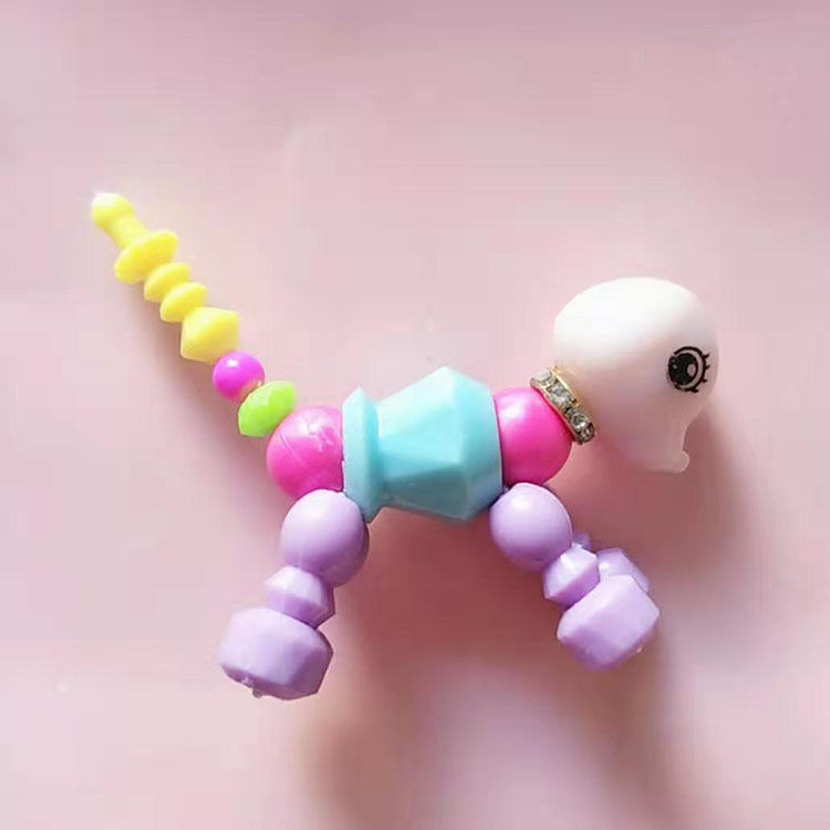 Amazon Variety Beaded Bracelet Children's DIY Twist Educational Toy Magical Magic Animal Beads