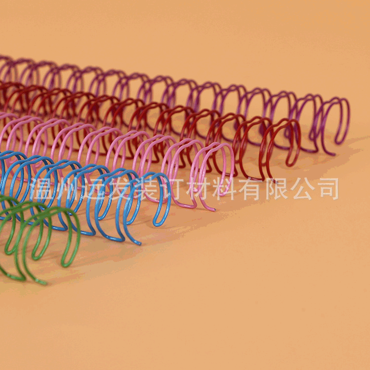 Table Calendar Metal Double Coil Customized Iron Screw Snake Ring Double Ring Notebook Stationery Loose-leaf Binding YO Coil